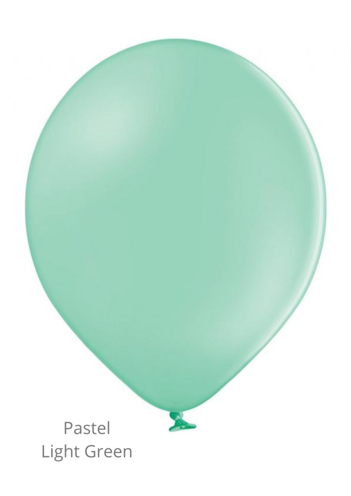 Balon zielony pastel LIGHT GREEN 30cm